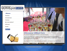 Tablet Screenshot of gernegross-events.de